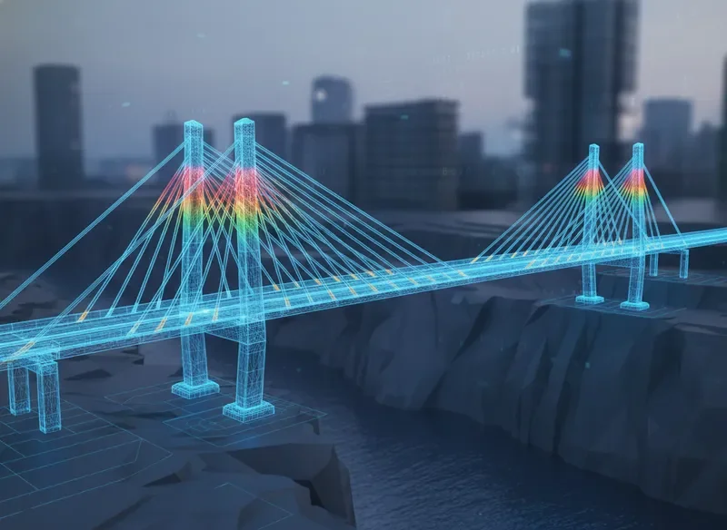 Structural bridge analysis simulation